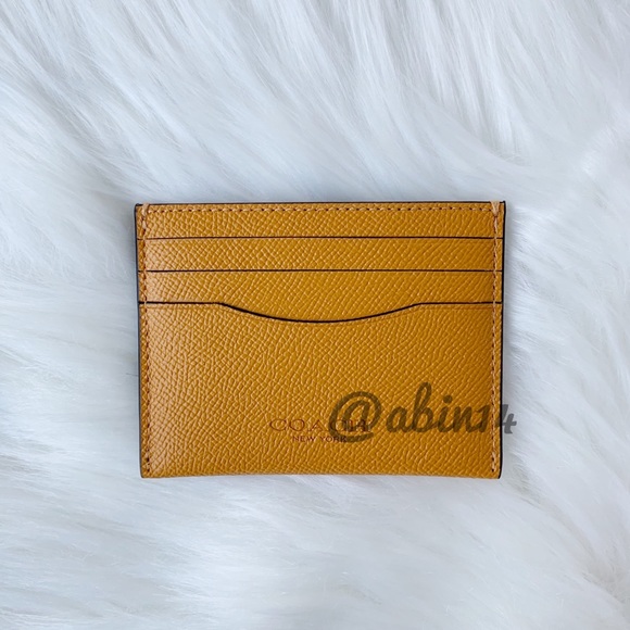 NWT Coach Leather Card Case Wallet - Picture 6 of 8